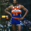 Elvin Hayes Autographed/Signed Washington Bullets 16x20 Photo Champs 11587