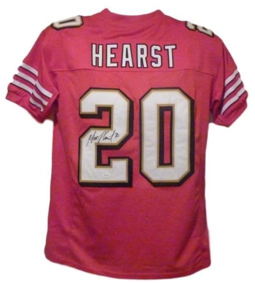 Garrison Hearst Autographed/Signed San Francisco 49ers Red XL Jersey JSA 11602