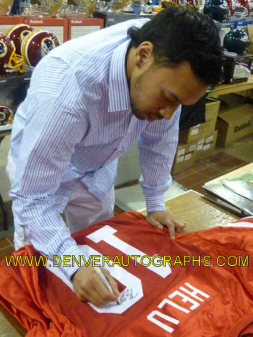 Roy Helu Autographed/Signed Nebraska Cornhuskers Red XL Jersey 11608