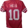 Roy Helu Autographed/Signed Nebraska Cornhuskers Red XL Jersey 11608