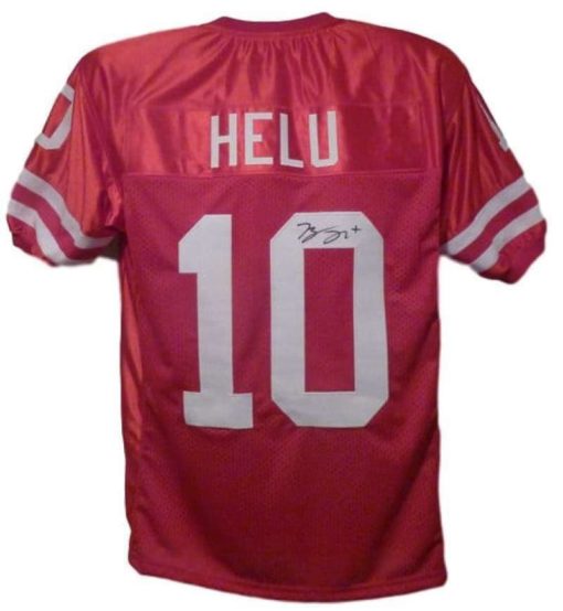 Roy Helu Autographed/Signed Nebraska Cornhuskers Red XL Jersey 11608