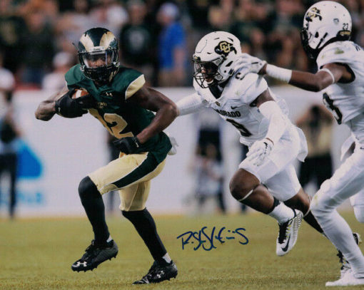 Rashard Higgins Autographed/Signed Colorado State Rams 8x10 Photo 11623