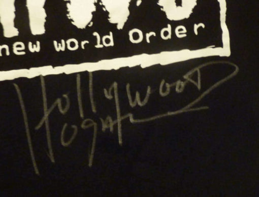 Hulk Hogan Autographed/Signed NWO XL Black Shirt WCW WWF JSA 11644