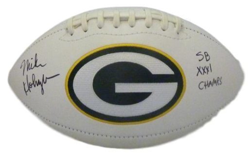 Mike Holmgren Autographed Green Bay Packers White Logo Football JSA 11652