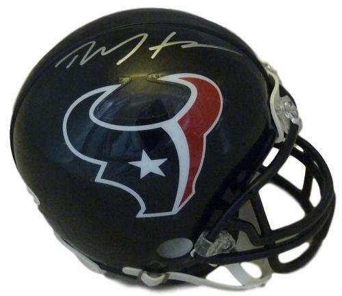 Deandre Hopkins Autographed/Signed Houston Texans Riddell Mini Helmet JSA 11660