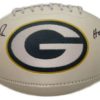 Paul Hornung Autographed/Signed Green Bay Packers Logo Football HOF JSA 11664