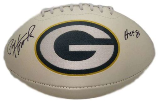 Paul Hornung Autographed/Signed Green Bay Packers Logo Football HOF JSA 11664