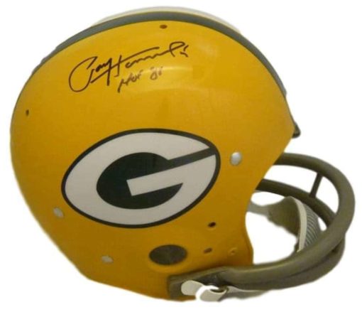 Paul Hornung Autographed/Signed Green Bay Packers TK Helmet HOF JSA 11669