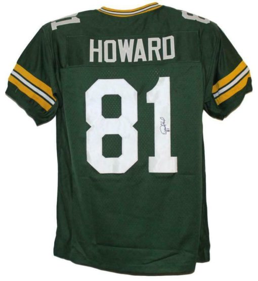 Desmond Howard Autographed Green Bay Packers XL Green Jersey JSA 11684