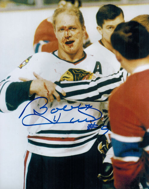 Bobby Hull Autographed/Signed Chicago Blackhawks 8x10 Photo 11717