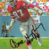 Claude Humphrey Autographed Atlanta Falcons Goal Line Art Black HOF 11725