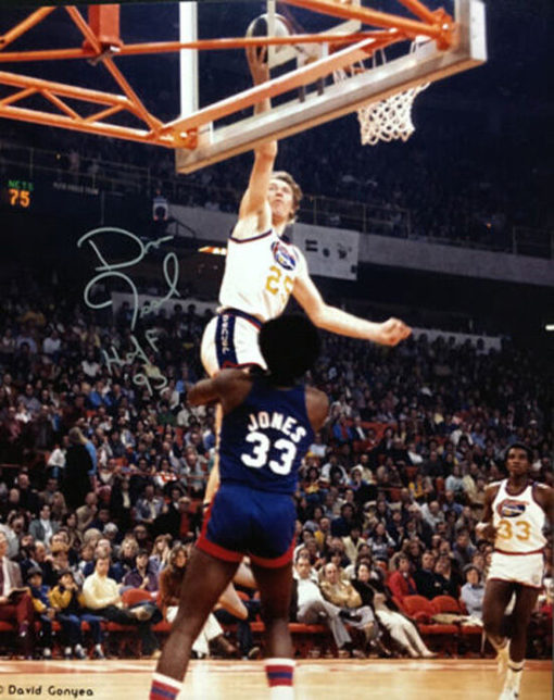 Dan Issel Autographed/Signed Denver Nuggets 16x20 Photo ABA HOF 11746