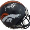 Malik Jackson Autographed/Signed Denver Broncos Mini Helmet 11776