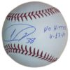 Ubaldo Jimenez Autographed Colorado Rockies OML Baseball No Hitter MLB 11822