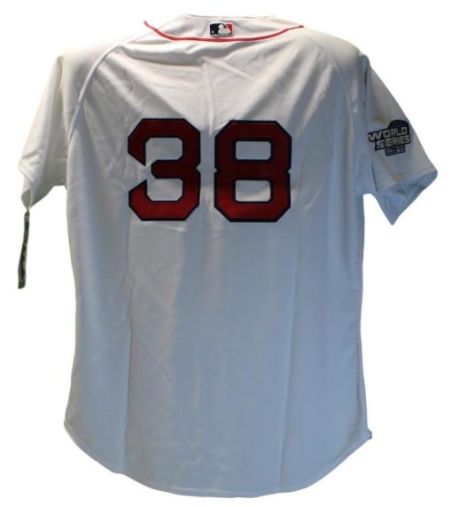 Curt Schilling Signed Boston Red Sox Majestic World Series Jersey Steiner 11829