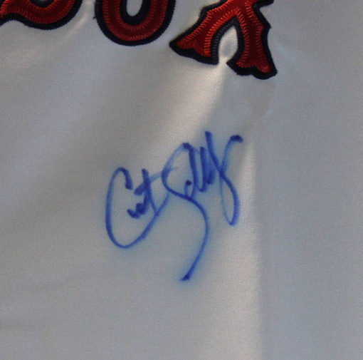 Curt Schilling Signed Boston Red Sox Majestic World Series Jersey Steiner 11829