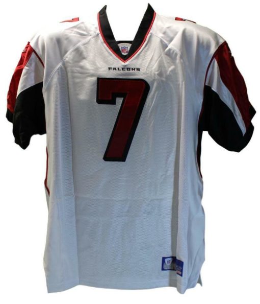 Michael Vick Autographed Atlanta Falcons White 52 Reebok Jersey 11832