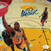 Magic Johnson Autographed/Signed Los Angeles Lakers 8x10 Photo JSA 11844