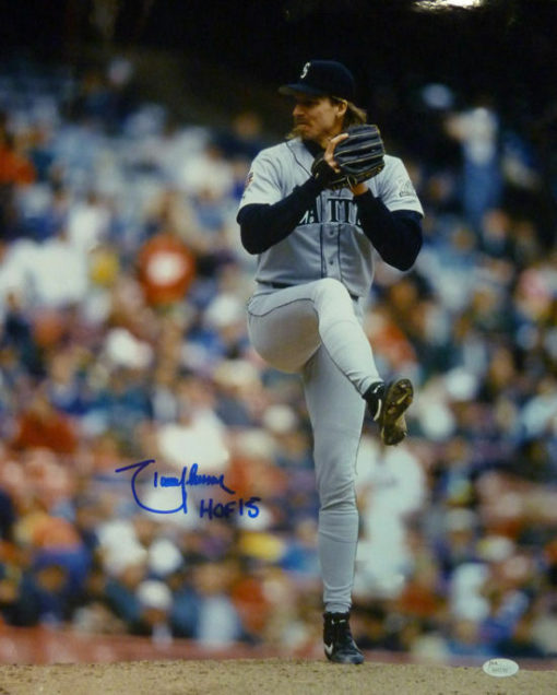 Randy Johnson Autographed Seattle Mariners 16x20 Photo HOF JSA 11847