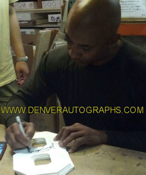 Vance Johnson Autographed/Signed Denver Broncos XL Orange Jersey 11853