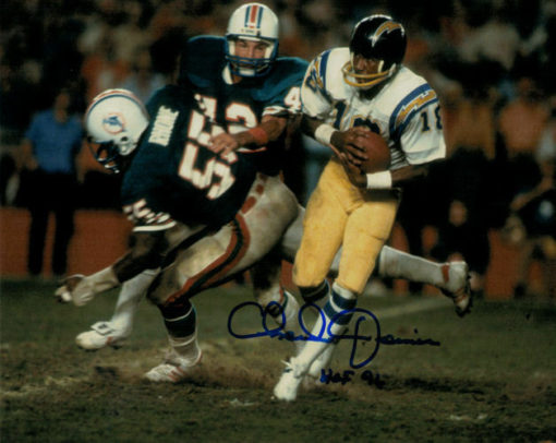 Charlie Joiner Autographed/Signed San Diego Chargers 8x10 Photo HOF 11860