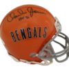 Charlie Joiner Autographed/Signed Cincinnati Bengals TB Mini Helmet JSA 11866