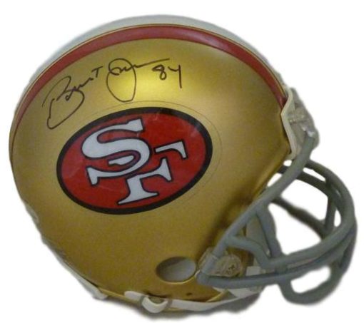 Brent Jones Autographed/Signed San Francisco 49ers Mini Helmet 11872