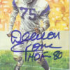 Deacon Jones Autographed Los Angeles Rams Goal Line Art in Blue HOF 11878