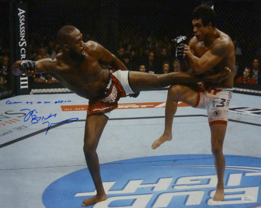 Jon Bones Jones Autographed UFC 16x20 Photo Another Day JSA 11889