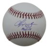 Chipper Jones Autographed/Signed Atlanta Braves OML Baseball HOF JSA 11895