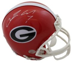 Lorenzo Carter Autographed Georgia Bulldogs Riddell Mini Helmet JSA 11910