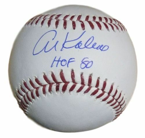 Al Kaline Autographed/Signed Detroit Tigers OML Baseball HOF JSA 11922
