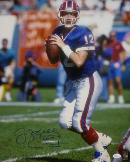 Jim Kelly Autographed/Signed Buffalo Bills 16x20 Photo HOF JSA 11933