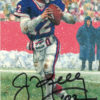 Jim Kelly Autographed/Signed Buffalo Bills 11934 Goal Line Art Black HOF 11934