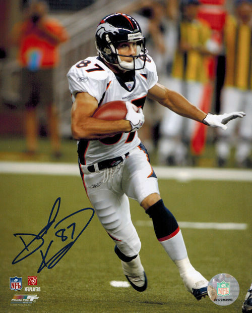 David Kircus Autographed/Signed Denver Broncos 8x10 Photo 11970