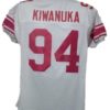 Mathias Kiwanuka Autographed New York Giants White XL Jersey 11975