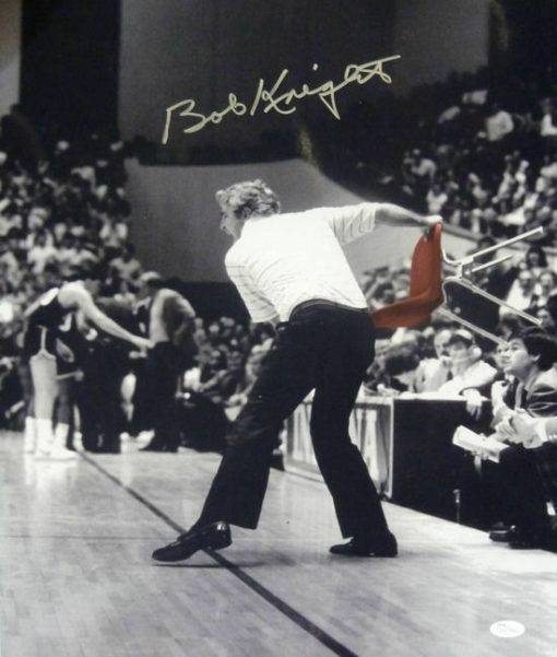 Bobby Knight Autographed/Signed Indiana Hoosiers 16x20 Photo JSA 11983