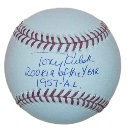 Tony Kubek Autographed New York Yankees OML Baseball 57 Al ROY JSA 12003