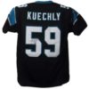 Luke Kuechly Autographed/Signed Carolina Panthers XL Black Jersey JSA 12011