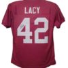 Eddie Lacy Autographed/Signed Alabama Crimson Tide XL Red Jersey JSA 12023