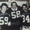 Jack Lambert, Russell & Ham Signed Pittsburgh Steelers 16x20 Photo JSA 12043