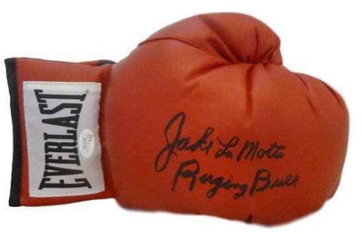 Jake Lamotta Autographed Boxing Everlast Right Hand Glove Raging Bull JSA 12047