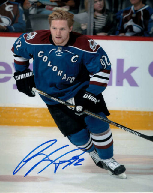 Gabriel Landeskog Autographed/Signed Colorado Avalanche 8X10 Photo 12050