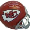 Willie Lanier Autographed Kansas City Chiefs Replica Helmet HOF JSA 12062