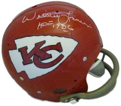 Willie Lanier Autographed Kansas City Chiefs Full Size Tk Helmet HOF JSA 12063