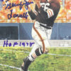 Dante Lavelli Autographed Browns Goal Line Art Card Blue HOF & Gluefinger 12089