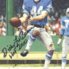 Dick Lebeau Autographed Detroit Lions Goal Line Art Card Black HOF 12095