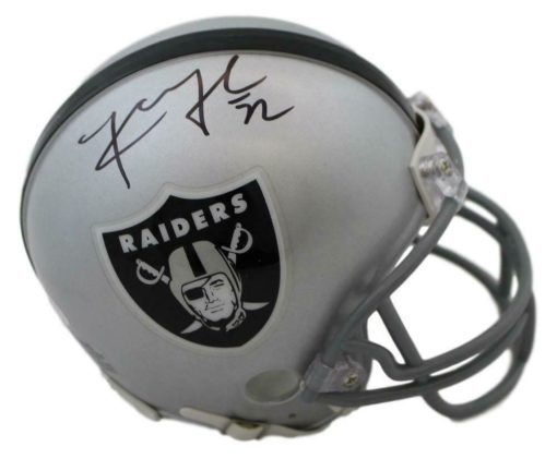 Khalil Mack Autographed/Signed Oakland Raiders Mini Helmet JSA 12118