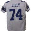 Bob Lilly Autographed/Signed Dallas Cowboys White XL Jersey HOF JSA 12145