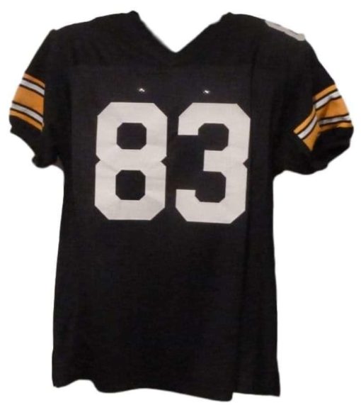 Louis Lipps Autographed/Signed Pittsburgh Steelers Black XL Jersey ROY 12150